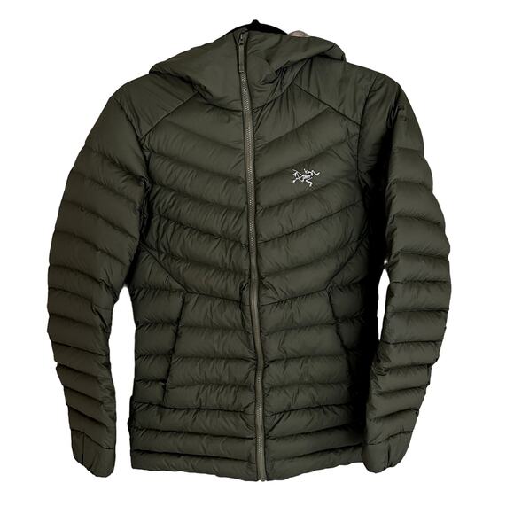 Arc'teryx Agrium Hoody Down Puffer Jacket Green - Picture 2 of 8